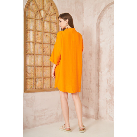 Pasaklı Giyim Kadın Tunik Elbise Turuncu