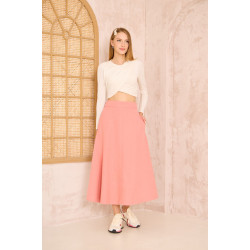 Pasaklı Giyim Kadın Kiloş Kaşe Etek 3461210 Pembe