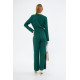 Pasaklı Giyim Kadın Viskon Tulum Zümrüt