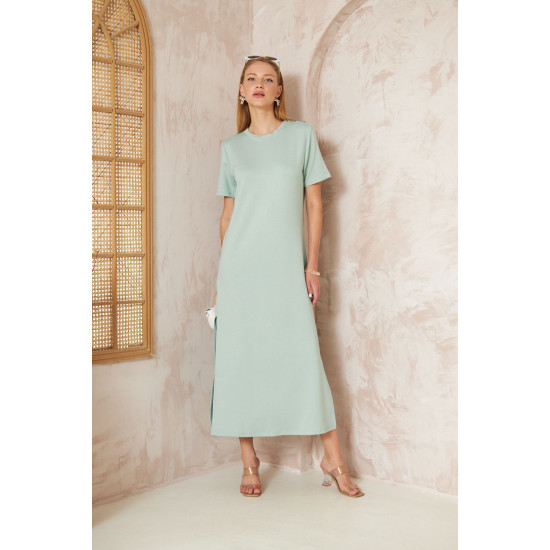 Pasaklı Giyim Kadın Omzu Düğmeli Mint