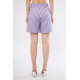 Pasaklı Giyim Kadın Gabardin Mini Şort Mor