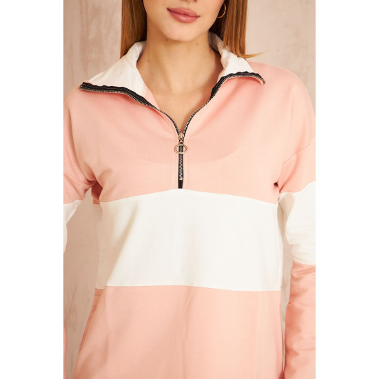 Pasaklı Giyim Kadın Sweatshirt Pudra