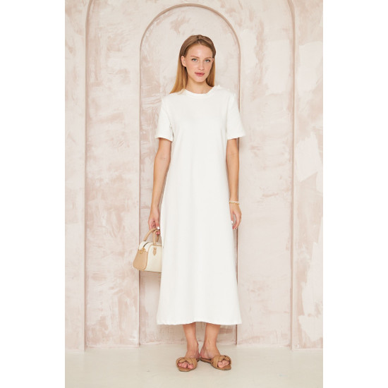 Pasaklı Giyim Kadın Omzu Düğmeli Beyaz