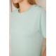 Pasaklı Giyim Kadın Omzu Düğmeli Mint