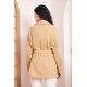 Pasaklı Giyim Kadın Kaşe Kaban Camel