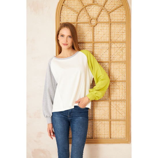 Pasaklı Giyim Kadın Sweatshirt Beyaz