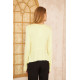 Pasaklı Giyim Kadın Parmak Geçirmeli Yoga Bluz Sarı