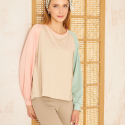 Pasaklı Giyim Kadın Sweatshirt 3472230 Bej