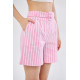 Pasaklı Giyim Kadın Gabardin Mini Şort Pembe