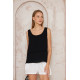 Pasaklı Giyim Kadın Müslin Pis Dikiş Bluz Siyah