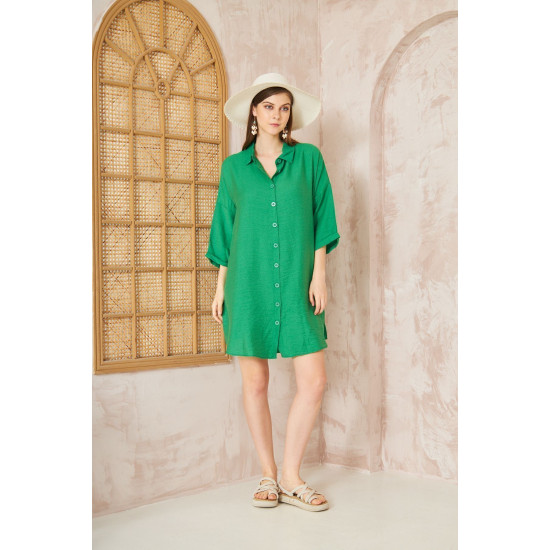 Pasaklı Giyim Kadın Tunik Elbise Yeşil