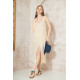 Pasaklı Giyim Kadın %100 Pamuk Müslin Elbise Taş