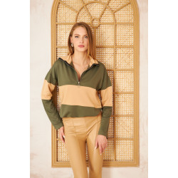 Pasaklı Giyim Kadın Sweatshirt 3471242 Haki