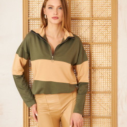 Pasaklı Giyim Kadın Sweatshirt 3471242 Haki