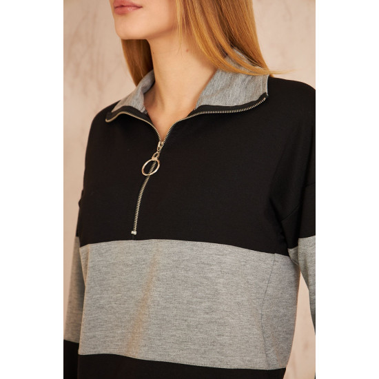 Pasaklı Giyim Kadın Sweatshirt Gri