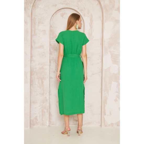 Pasaklı Giyim Kadın %100 Pamuk Müslin Elbise Benetton