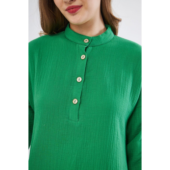 Pasaklı Giyim Kadın Müslin Tunik Gömlek Benetton