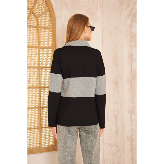 Pasaklı Giyim Kadın Sweatshirt Gri