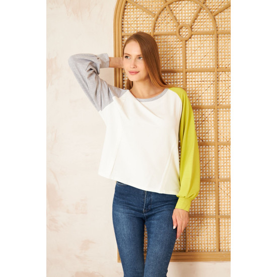 Pasaklı Giyim Kadın Sweatshirt Beyaz