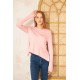 Pasaklı Giyim Kadın Parmak Geçirmeli Yoga Bluz Pudra