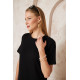 Pasaklı Giyim Kadın Omzu Düğmeli Siyah