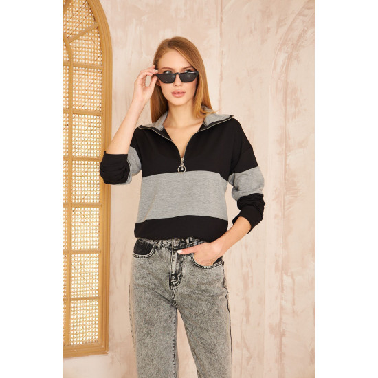 Pasaklı Giyim Kadın Sweatshirt Gri