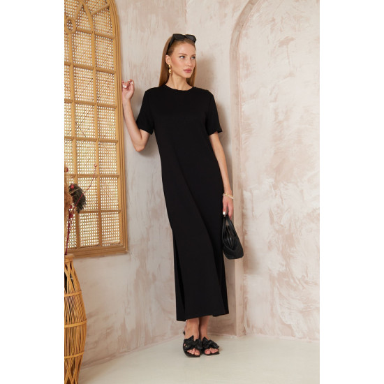 Pasaklı Giyim Kadın Omzu Düğmeli Siyah