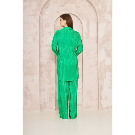 Pasaklı Giyim kadın Piliseli Bürümcük Pantolon Tunik Alt Üst Takım Benetton