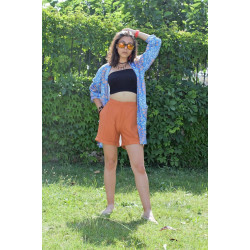 Pasaklı Giyim Kadın Şort 2891242 Kiremit