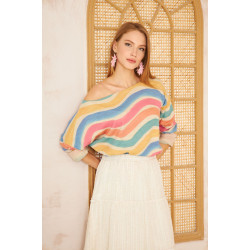 Pasaklı Giyim Kadın Akrilik Kazak 3478231 Gökkuşağı