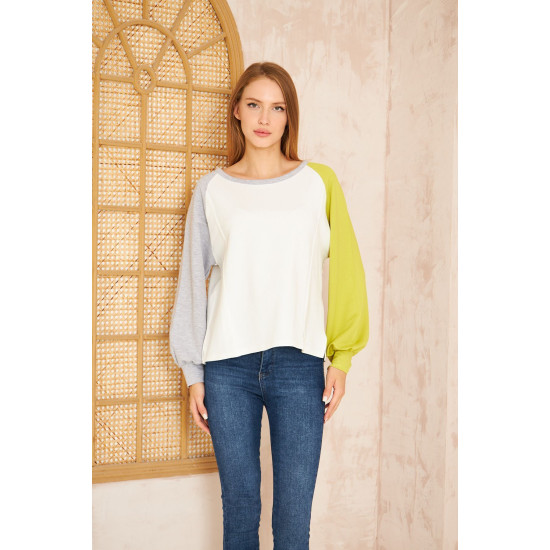 Pasaklı Giyim Kadın Sweatshirt Beyaz