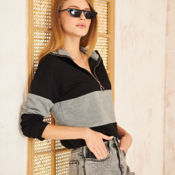 Pasaklı Giyim Kadın Sweatshirt 3471242 Gri