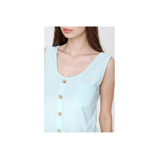 Pasaklı Giyim Kadın Örme Bluz Suyeşili