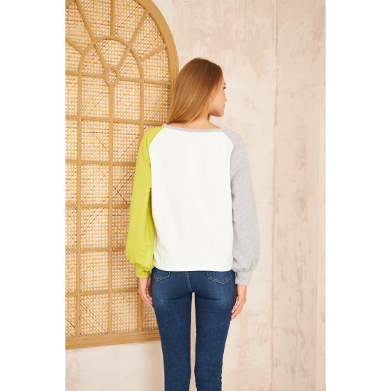 Pasaklı Giyim Kadın Sweatshirt Beyaz