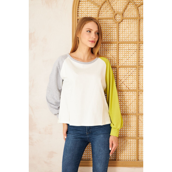 Pasaklı Giyim Kadın Sweatshirt Beyaz