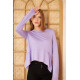 Pasaklı Giyim Kadın Parmak Geçirmeli Yoga Bluz Lila