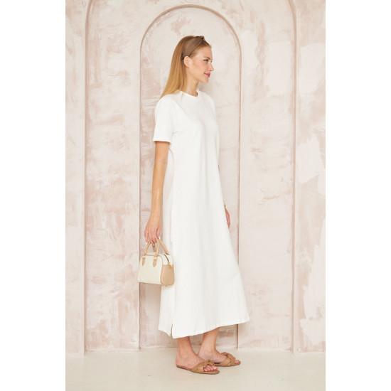 Pasaklı Giyim Kadın Omzu Düğmeli Beyaz