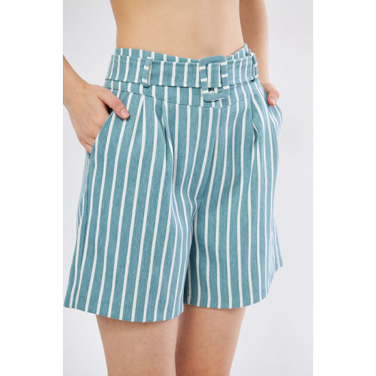 Pasaklı Giyim Kadın Gabardin Mini Şort Mint Yeşil