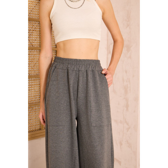 Pasaklı Giyim Kadın Viskon Pantolon-Eşorfman Altı Füme
