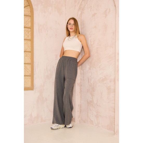 Pasaklı Giyim Kadın Viskon Pantolon-Eşorfman Altı Füme