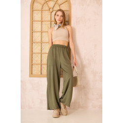 Pasaklı Giyim Kadın Viskon Pantolon-Eşorfman Altı 3465210 Haki