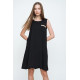 Pasaklı Giyim Kadın Hasır Detaylı Elbise Siyah