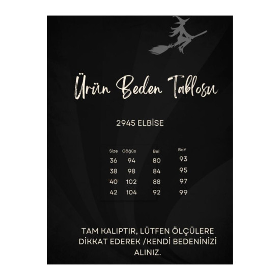 Pasaklı Giyim Kadın Kloş Elbise Siyah