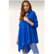 Pasaklı Giyim Kadın Asimetrik Tunik Gömlek-Tesettüre Uygun Saks