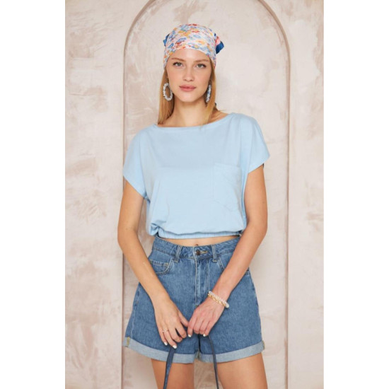 Pasaklı Giyim Kadın Eteği Lastikli Crop Bebemavi