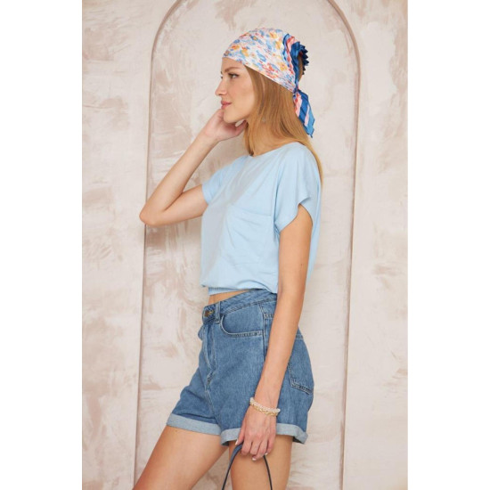 Pasaklı Giyim Kadın Eteği Lastikli Crop Bebemavi