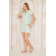 Pasaklı Giyim Kadın Gömlek-Şort Alt Üst Takım Yeşil