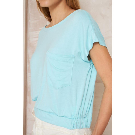 Pasaklı Giyim Kadın Eteği Lastikli Crop Mint