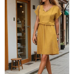 Pasaklı Giyim Kadın Elbise 2874286 Hardal