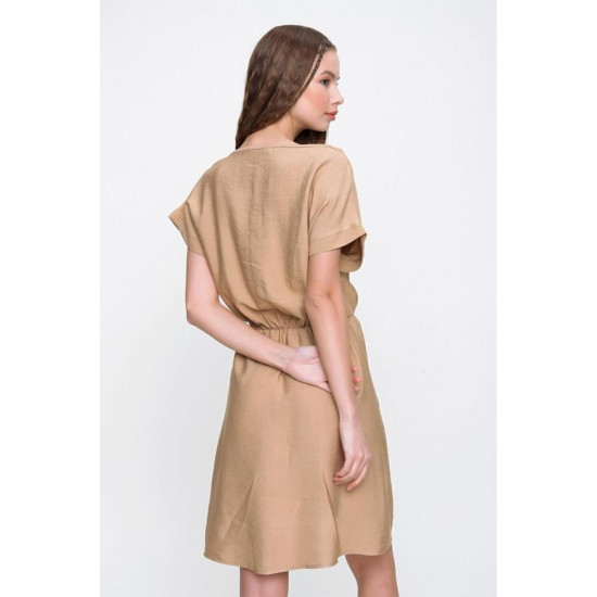 Pasaklı Giyim Kadın Elbise Bej